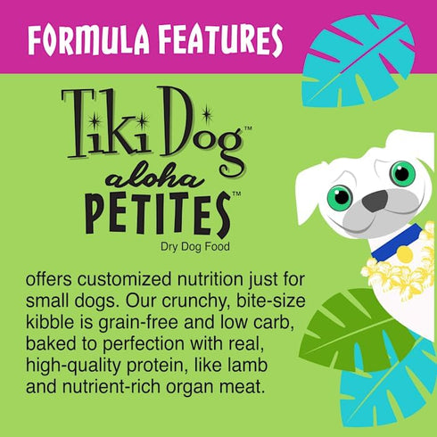 Tiki Dog Born Carnivore for Dogs, Savory Lamb, Peas & Lentils Recipe, Grain Free Baked Kibble, 10 lbs. Bag