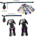 PET SHOW 10pcs Pack Paw Small Dog Neckties for Dogs and Cats, Adjustable Holiday Grooming Accessories