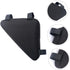 Kisangel Bicycle Triangle Bag, Small Bike Frame Bag for Multi-function Vessel Tools, Black