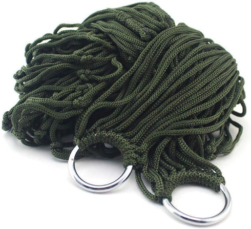 VGEBY Portable Lightweight Nylon Mesh Rope Hammocks for Camping, Indoor & Outdoor, Travel, Survival, Backpacking,