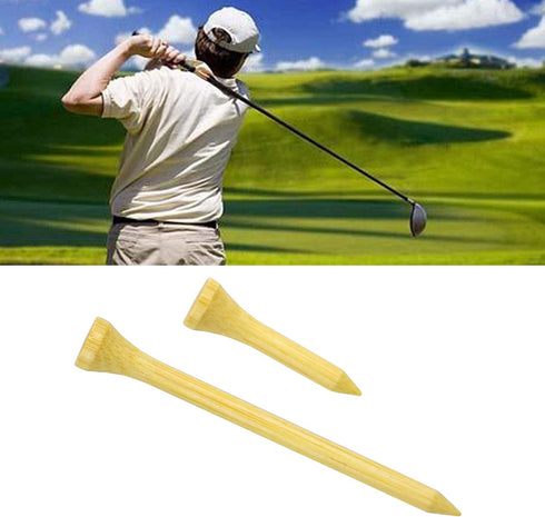 Wooden Golf Tees 3-1/4 inch 100 Count & 1-1/2 inch 20 Count, Golf Wood Tees (83mm & 38mm)
