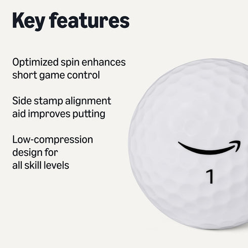 24-Pack Amazon Basics Soft Golf Balls - for Optimal Performance
