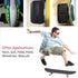 ZUEXT 11" x 44" Black Skateboard Grip Tape Sheet, Waterproof Bubble Free Black Scooter Griptape for Longboard
