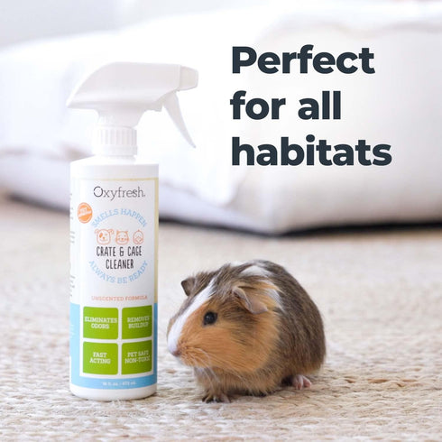 Oxyfresh Premium Crate & Cage Cleaner - Professional Odor Eliminator for Dog Crates and Small Animal Cages