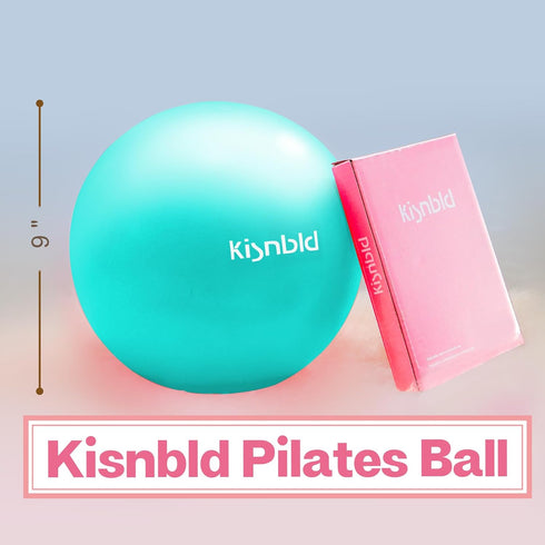 Small 9 Inch Exercise Ball, Mini Pilates Anti Burst Slip Resistant Yoga Ball for Stability, Fitness, Therapy & Core