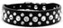 Rhinestone Dog Collar, Bling PU Leather Crystal Diamond Pet Collar, Black S M L XL (XL, Black)