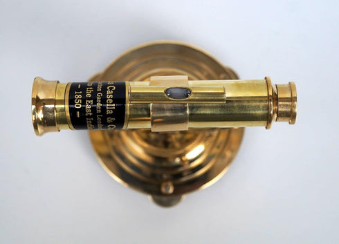 Nautical Solid Brass Alidade Telescope Compass -Home Decor Pirate Captain Boat Toy, Navigation Tool Pirate Marine