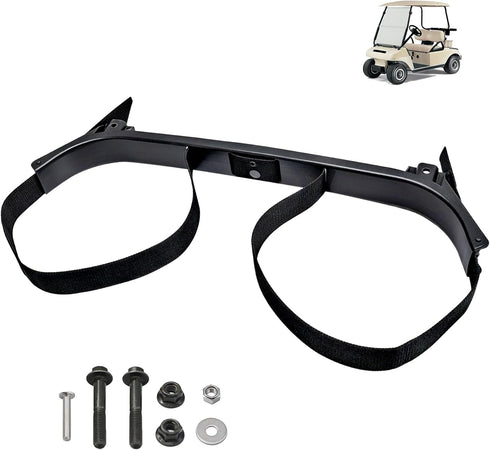 Golf Cart Bag Holder with Screws, 2 Seat Golf Bag Attachment for