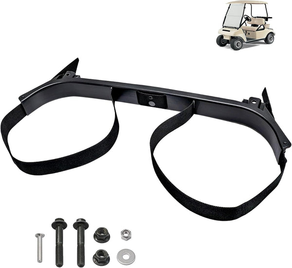 Golf Cart Bag Holder with Screws, 2 Seat Golf Bag Attachment for
