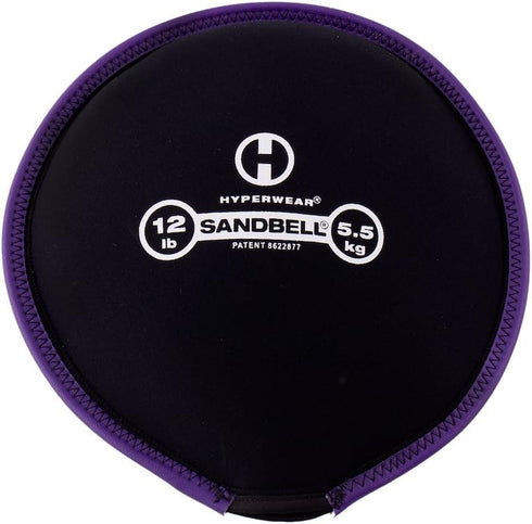 HYPERWEAR SandBell Sandbag Workout Bag, Pre-Filled with Clean USA Sand, Soft Weights