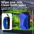 LYCLEAN 2 0.4-0.6 Inch Magnetic Fish Tank Glass Cleaner, Dual-Blades Algae Scraper Glass Cleaner Scrubber