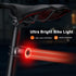 4 IPX6 Smart Bike Tail Light, Auto On/Off, Brake Sensing Rear Bike Light, USB C Rechargeable Bicycle Rear Light