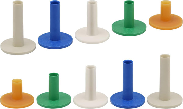 Golf Rubber Tees for Practice Training, Driving, Putting, Chipping Range Mixed Size, Excellent for Indoor Outdoor Use