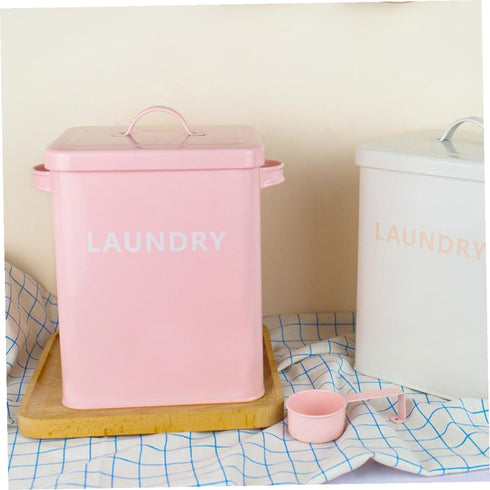 Toddmomy Iron Pet Food Storage Barrel with Measuring Cup, Large Capacity Sealed Bucket for Dog and Cat Food, Pink