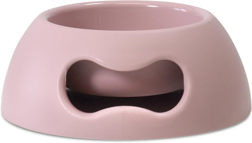 United Pets Pappy Dog Bowl for Dogs and Cats, BPA Free, Eco-Friendly, Made in Italy, Pink - 12 Oz