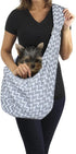 Surblue Dog Sling Carrier Bag - Hands-Free Reversible Belts - Comfortable Adjustable Crossbody Tote for Small Pets