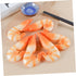 2pcs Abaodam Artificial Shrimp Model Aquarium Shrimp Tank Accessory Fake Figurines for Display