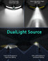LED Headlights Rechargeable Headlamps, 270° Wide Beam, 1000 Lumens Super Bright with Motion Sensors - Outdoor