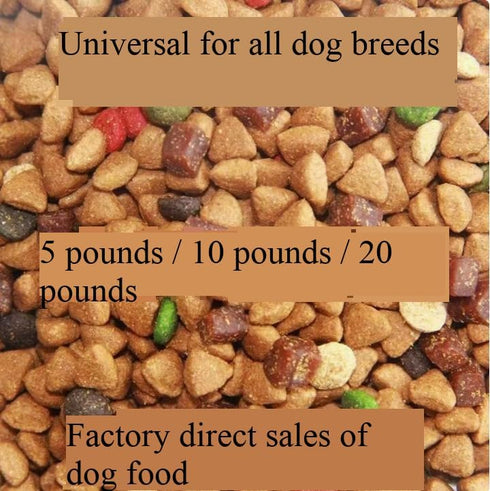 Drunyx Package 20Kg, (2.5kg, Universal Dog Food, Large for All Dog Breeds, Adult and Puppy Mixed Grains with Fruits