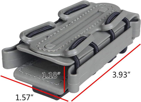 IDOGEAR 9mm Mag Pouches, Soft Shell Tactical Magazine Pouch for Belt