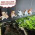 Kawaii Miniature Resin Cat Ornaments, Creative Aquarium Decoration, DIY Cat Fishing Ornament
