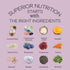 Perfect Dog Food Mix (Grain-Free), Makes 10 Pounds Fresh Homemade Food, Turkey, Beef, Pork, Bison, Lamb, Elk & More