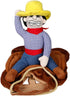 Dog Costume Pet Puppy Suit Cowboy Rider Style for Halloween Christmas Party Photograph - Small