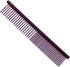 ZoCr Pet Grooming Comb for Dogs Cats, Stainless Steel Comb with Different Spaced Rounded Teeth (Purple)