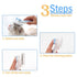 Cat Grooming Brush, Pet Hair Brush, Dog Slicker Brushes for Gently Removing Loose Undercoat (Blue).
