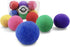 Wool Cat Balls - Safe, Silent Felt Ball Toys, Colorful Soft Quiet Kitty Toys, Unique for Cat Lovers, Hand Made in Nepal