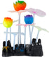 Uniclife Silicone Lotus Ornament - Glowing Effect Aquarium Decoration with Suction Cup for Fish Tank