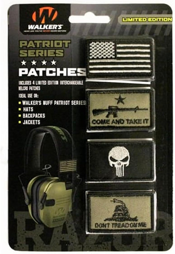 Walker's Razor Patriot Patch Kit Hook & Loop Attachable Embroidery Design Patch