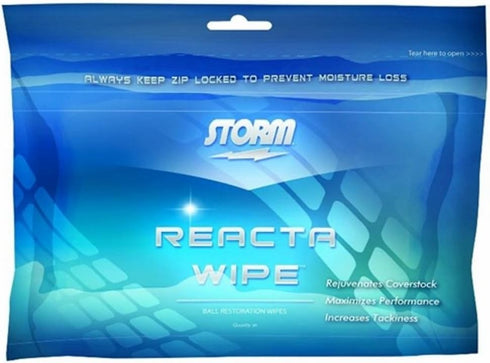 Storm Bowling Products Reacta Wipe - Bowling Ball Cleaner Wipes