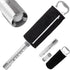 HOW TRUE Golf Ball Shag Bag with Aluminum Handle - Holds up to 70 Balls