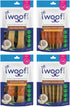 Coconut Dog Chews Variety 4 Pack - Premium, All Natural Coconut Dog Treats, Healthy Puppy Treats & Vitamin Rich