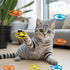 5 Propellers,1 Cat Fetch Toys, Interactive Flying Cat Toy with Flying Spinning Tops, Dog Cat Pet Funny Tracks Chasing