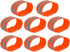 X AUTOHAUX 8pcs High Visibility Reflective Bands for Arm Night Cycling Riding Reflector Tape Straps Bracelet