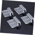 balacoo 8pcs Aquarium Cover Bracket Fish Tank Accessories Fish Tank Lid Handle Aquarium Lid Clip 10mm Acrylic Clip Cover Plate Acrylic Transparent Glass Aquarium Lid Clip Handles