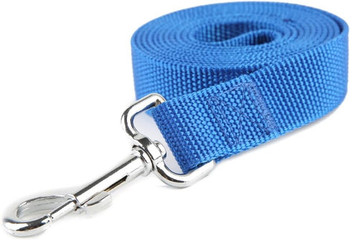 Nylon Dog Training Leash - Traction Rope, 4ft / 5ft / 6ft Long, 5/8 inch 3/4 Inch 1 Inch Wide for Small and Medium Dogs