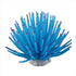 Artificial Soft Sea Anemone Coral Plant, Blue Silicone Aquarium Ornament for Fish Tank Decoration