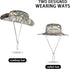 Sun Hats for Men Women Bucket Hat UPF 50+ UV Protection Boonie Hat for Safari Fishing Hiking Garden Beach