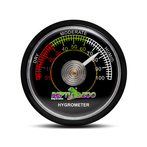 REPTI ZOO Reptile Terrarium Hygrometer, Dial Gauges for Pet Rearing Box