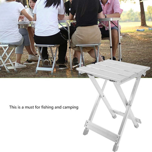 135 120kg Drfeify Portable Stainless Steel Folding Camping Chair, Heavy Duty Angle Adjustable Chair for Hiking Fishing