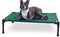 K&H Pet Products Cooling Elevated Dog Bed, Medium, Outdoor Raised Cot with Washable Mesh, Green/Black
