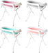 leasote 2 1 in Dog Bath Tub, Elevated Foldable Portable Pet Washing Station, Collapsible Bathtub for Small Dogs Cats