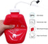 SHOKE 1 Liter Squeeze Sports Water Bottle with Long Straw, BPA Free, Leak Proof for Football, Hockey, Gym