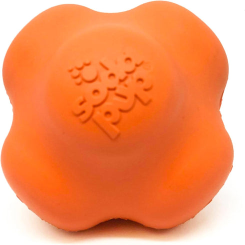 SodaPup Crazy Bounce Durable Dog Ball & Chew Toy Made in USA, Non-Toxic Natural Rubber for Bonding & Exercise