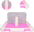 Indoor Potty Tray Indoor Dog Toilet with Fence, Suitable for Small Dogs and Puppies, Designed for Timed Urination