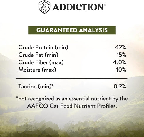 Addiction Wild Islands Highland Meats Dry Cat Food, Grass-Fed Beef & Lamb Recipe, 4 lb
