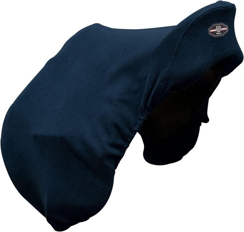 Harrison Howard Essential Fleece Horse Saddle Cover - Reliable Protection for Dressage Saddle, Machine Washable
